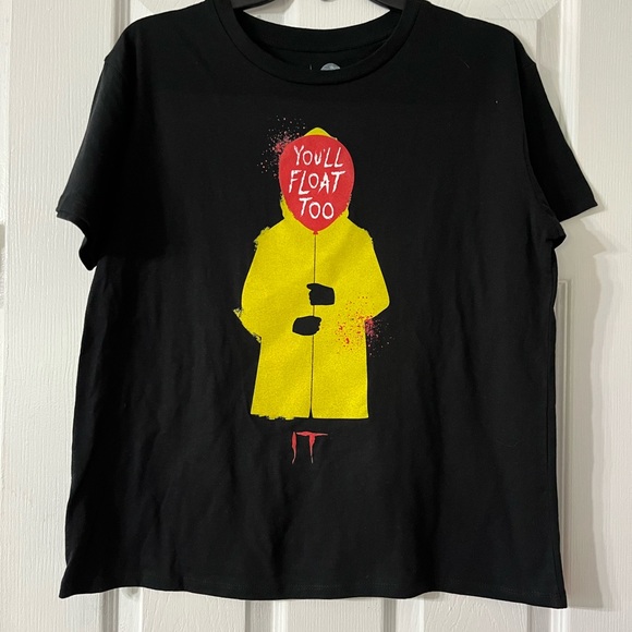 It Movie Women’s Black Shirt Medium “you’ll Float Too”. 50% cotton, 40% - Picture 11 of 15